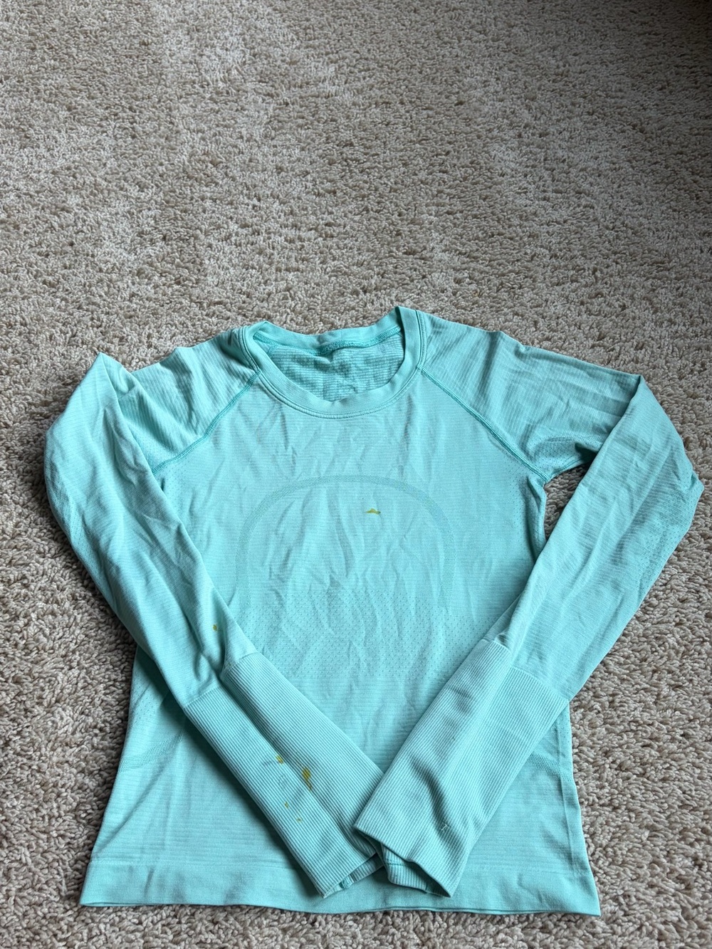 lululemon athletica Light Teal Long-Sleeve Swiftly Tech